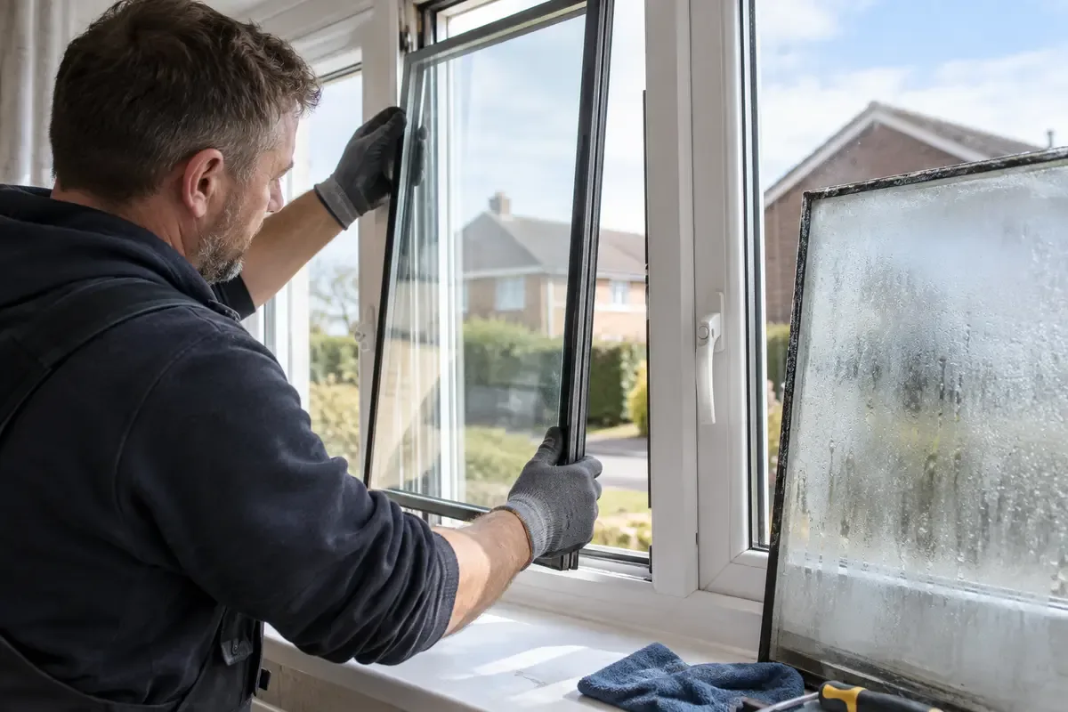 Sealed Unit Replacement carried out by a professional glazing installer